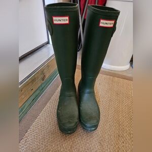 Hunter Original Tall Rain Boots size 10